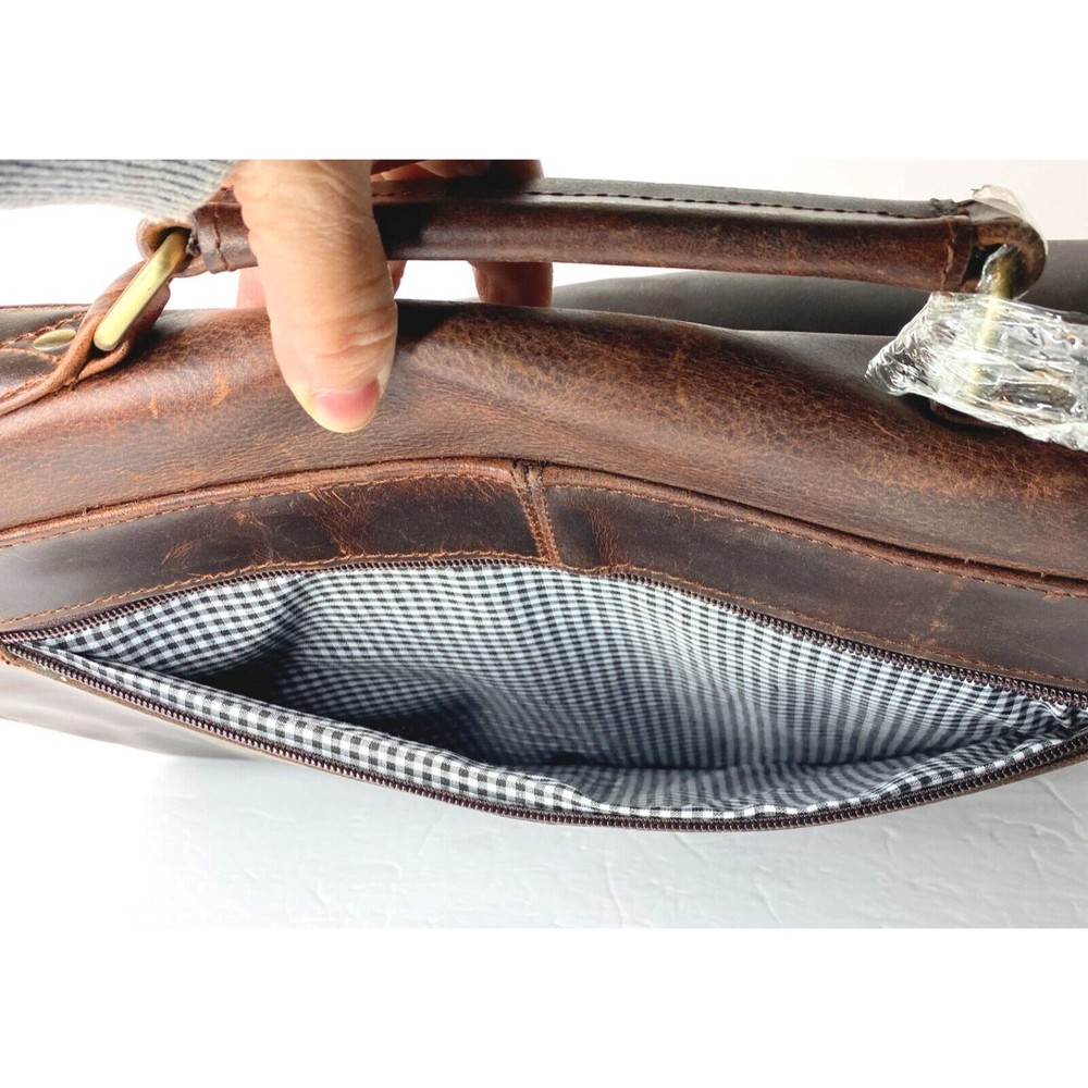 Cuero Messenger Bag, The Antiquarich leather, Reto, Rustic Bag, NEW - Picture 11 of 12